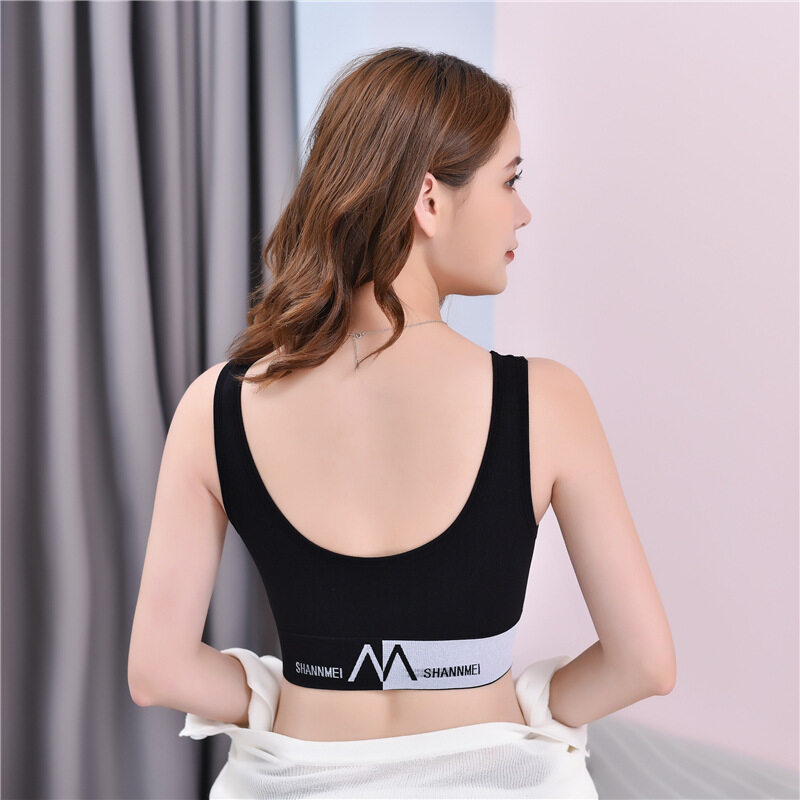 OK Bra Korean Style Women's Sports Bra Without Steel Ring Gather Push Up Comfortable Running Fitness Yoga Underwear. 