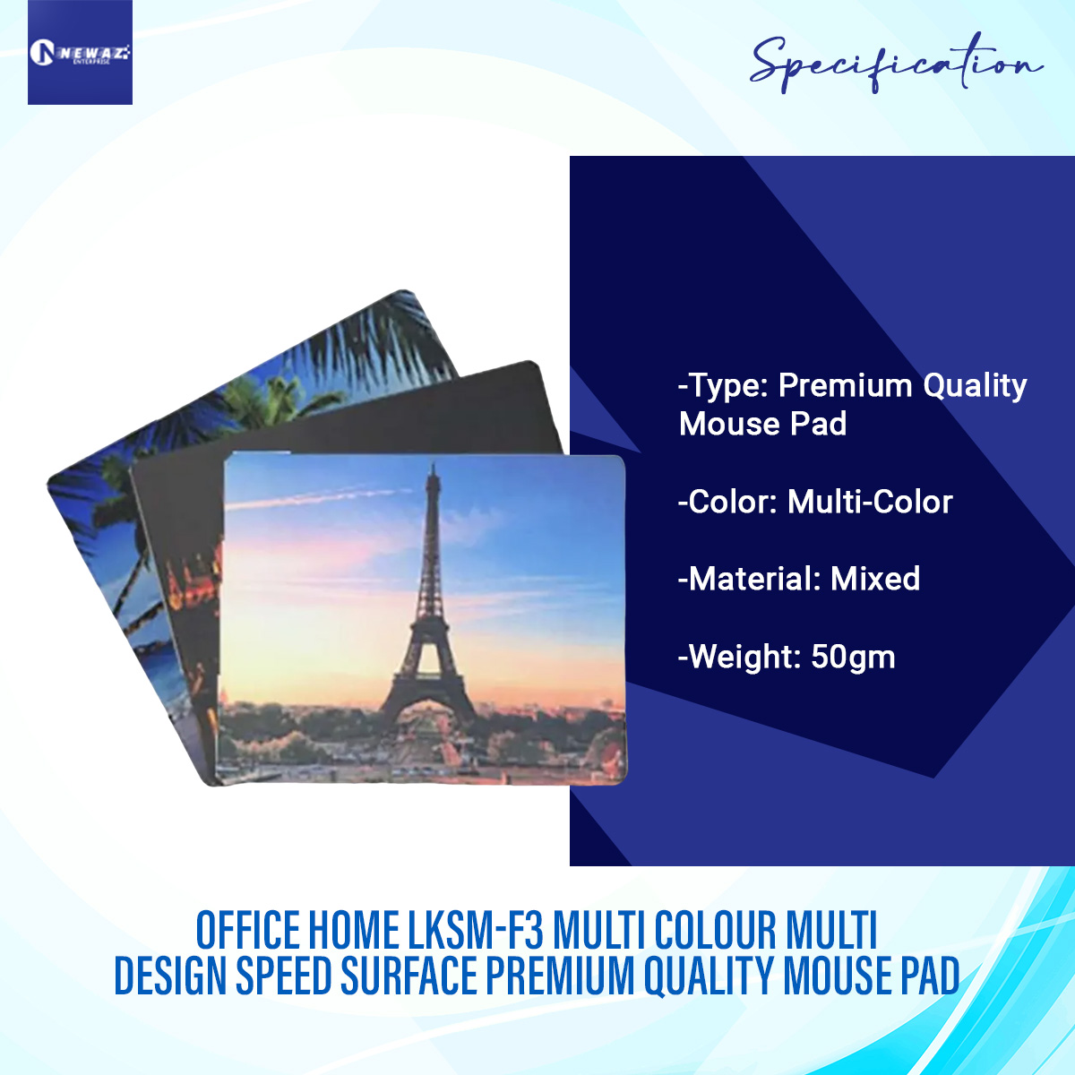 OFFICE HOME LKSM-F3 Multi Colour Multi Design Speed Surface Premium Quality Mouse Pad For Office Home Random Process.. 