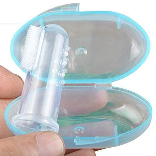 Soft Safe Baby Toothbrush Kids Silicone Finger Toothbrush With Box. 