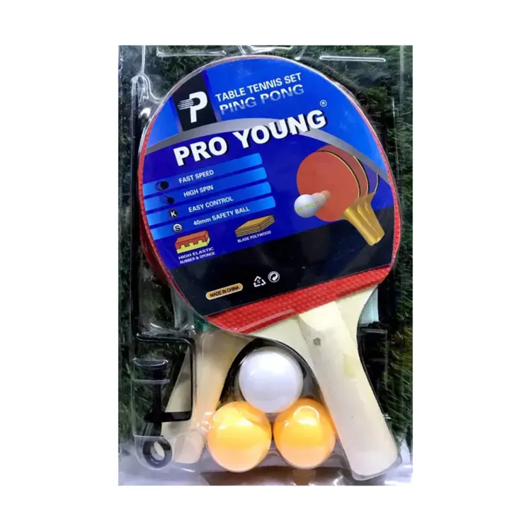 With 3 Training Balls Table Tennis Set Ping-pong Ball Racket