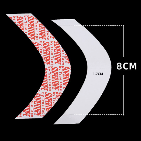 【The Edge of Beauty】72pcs No hine trong Hair Tape Double Adheive