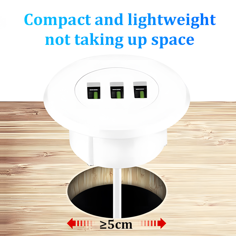 3 port USB 2.0 Hub masaüstü gömülü USB şarj aleti 3 In 1 Splitter dizüstü PC için veri iletimi cep telefonu hızlı şarj. 