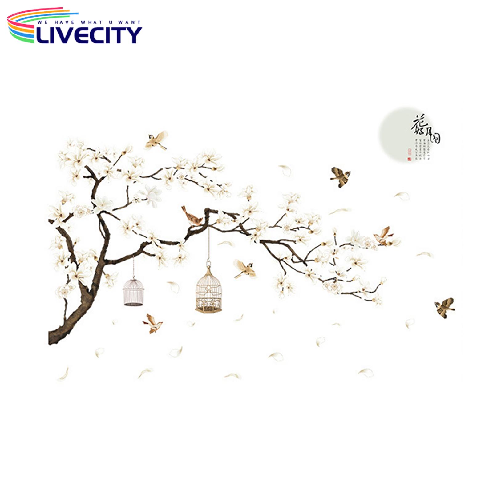 Removable Decal Large Flower Wall Sticker