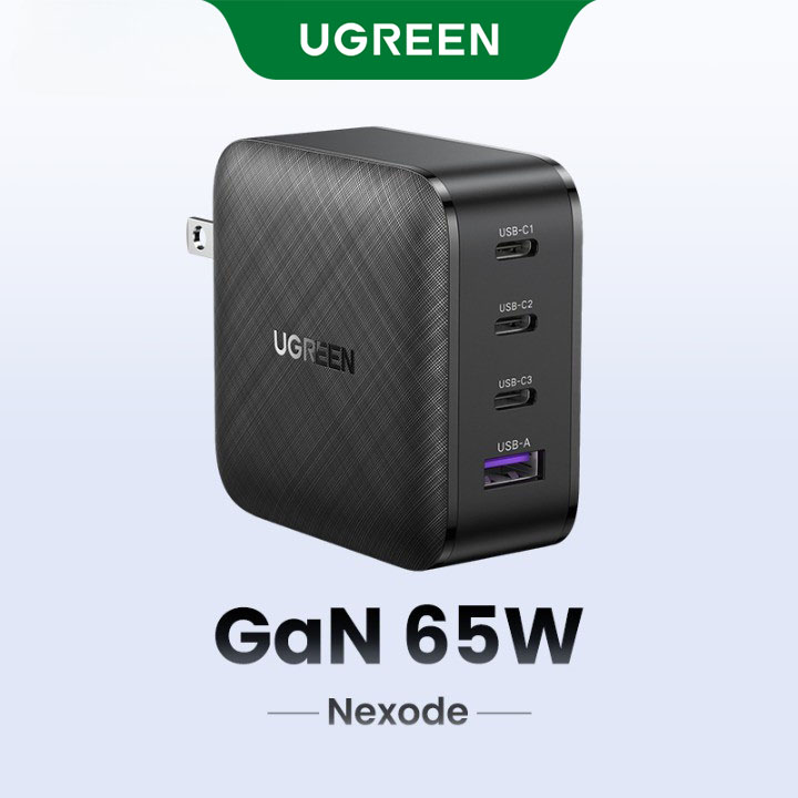 Ugreen PD 65W Charger GaN USB type C Charger  for Apple MacBook. 