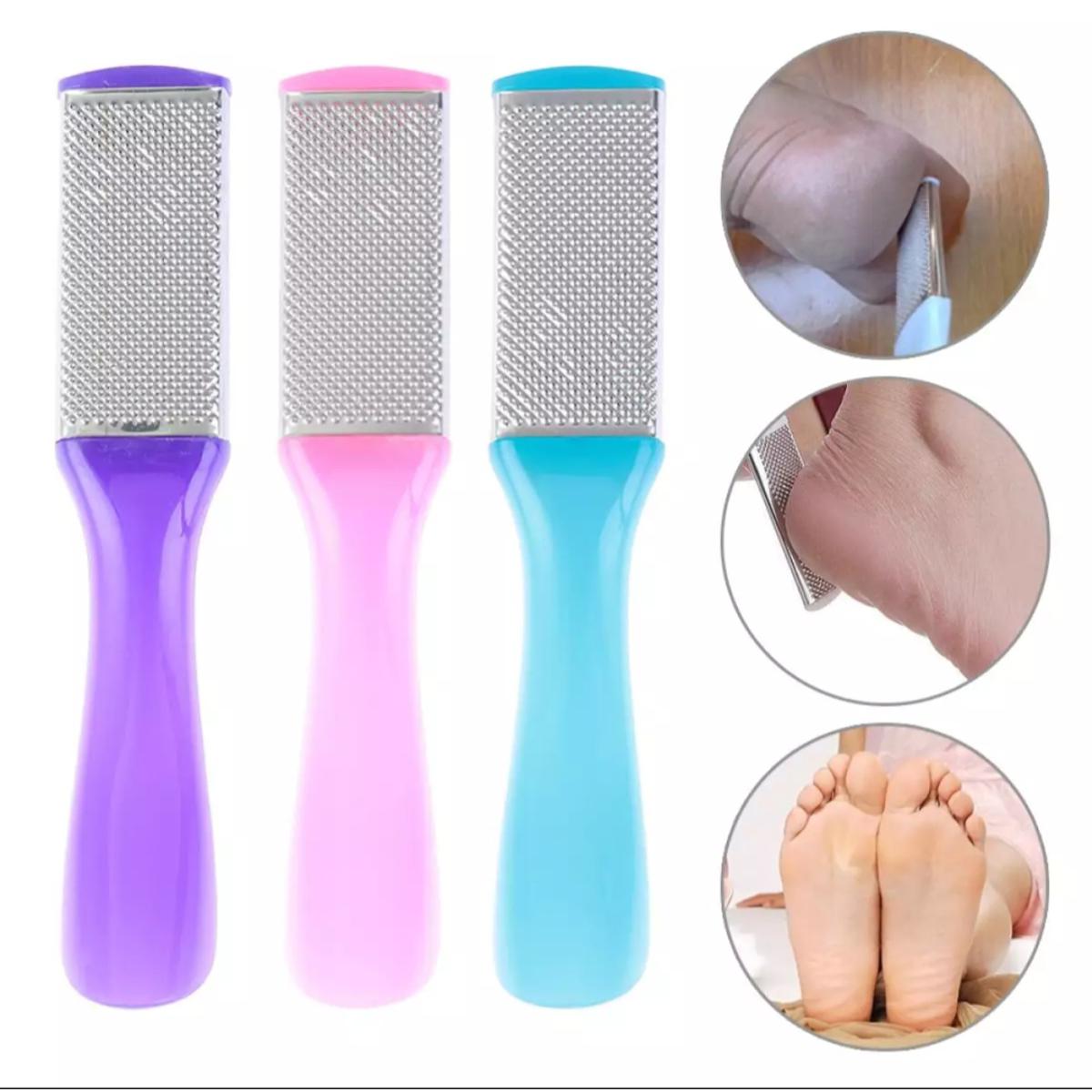 Double Sided Metal Foot Scrubber 1Pcs- Multicolor | Daraz.com.bd