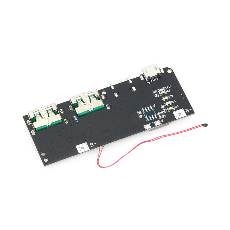 QC4.0 QC3.0 LED Dual USB 5V 4.5A 22.5W Micro/Type-C USB Mobile Power Bank 18650 Charging Module Temperature / Circuit Protection. 