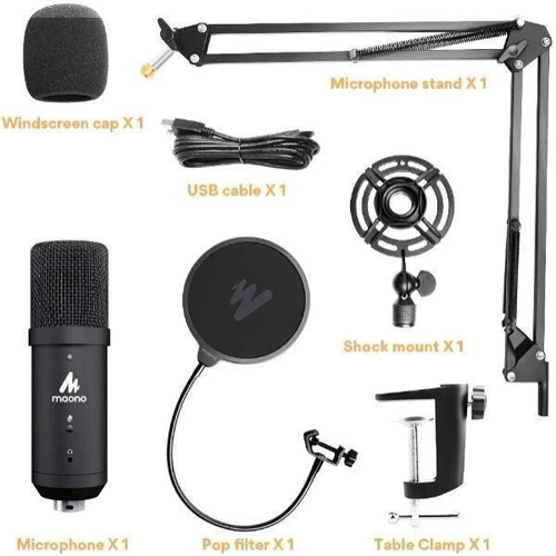 MAONO AU-PM401 Zero Latency Monitoring Microphone. 