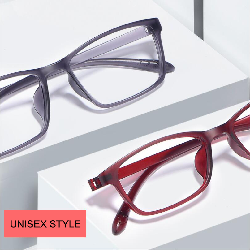 TR90 Screwless Non-Metallic Glasses Frame,Men Women Spectacle Frame Of Myopia Glass Frames for Prison Detention Center FX1X2. 