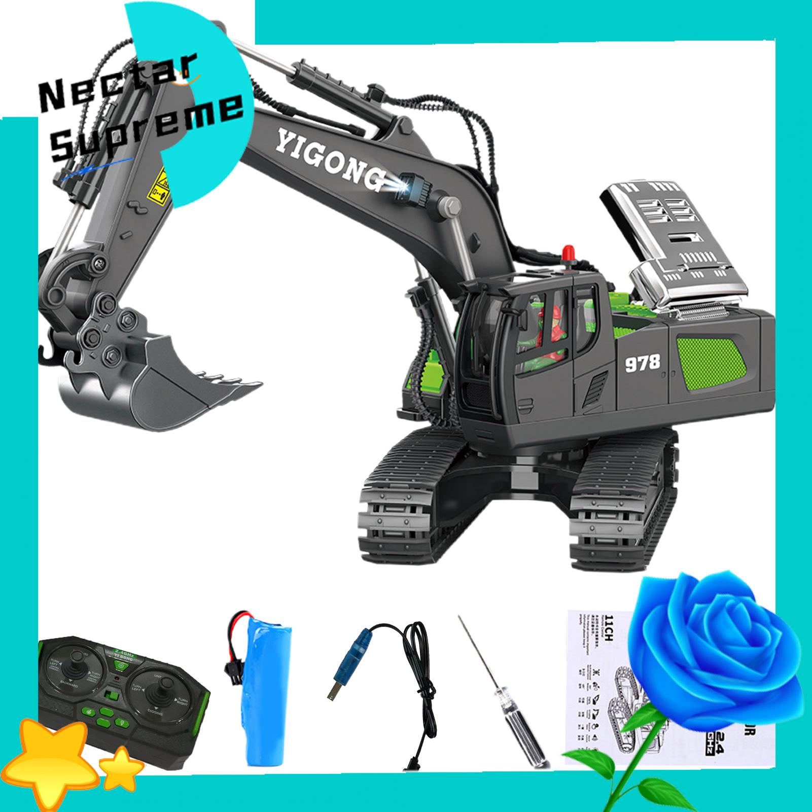 Remote Control Car Flexible Remote Control Engineering Vehicle Crawler Truck. 