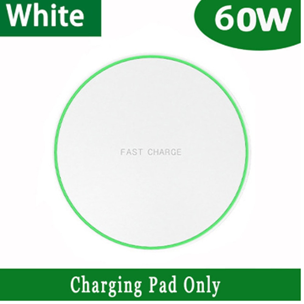 【Emotion HENG】60W Fast Wireless Charger Dock For Moto Z4 Z3 Motorola One Zoom USB Charging Pad for Blackview BV5100 Pro Tecno Camon 17 Pro. 
