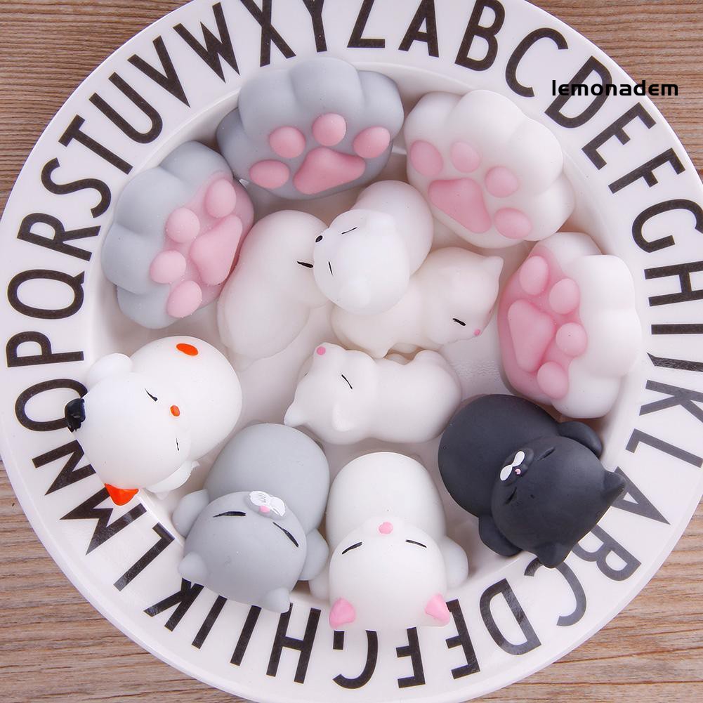 Lem Cartoon Animal Mochi Squishy Cat Seal Healing Toy Soft Squeeze Abreact Fun Gift. 