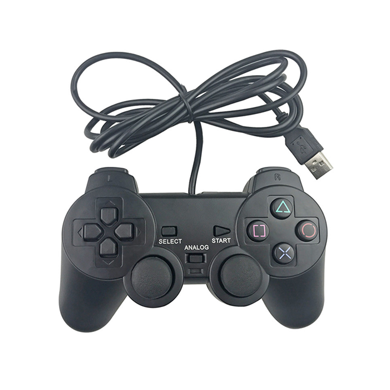 Joystick Brain Laptop 8/Win1n7/WinnXP/Wi Game Controller Wired USB for Wi0 Suitable for Electric Black Game Controller. 