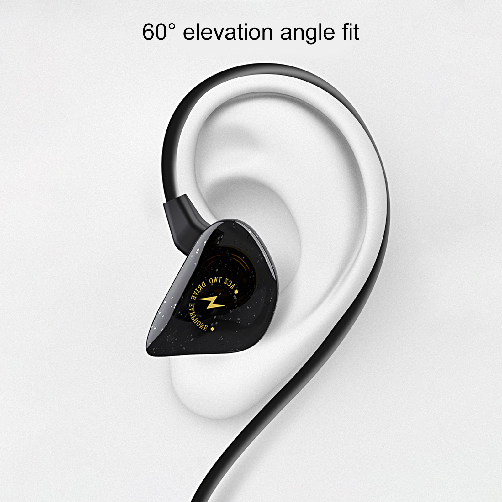 Earphone Intelligent Noise Reduction Universal Noise Cancelling Earphone. 