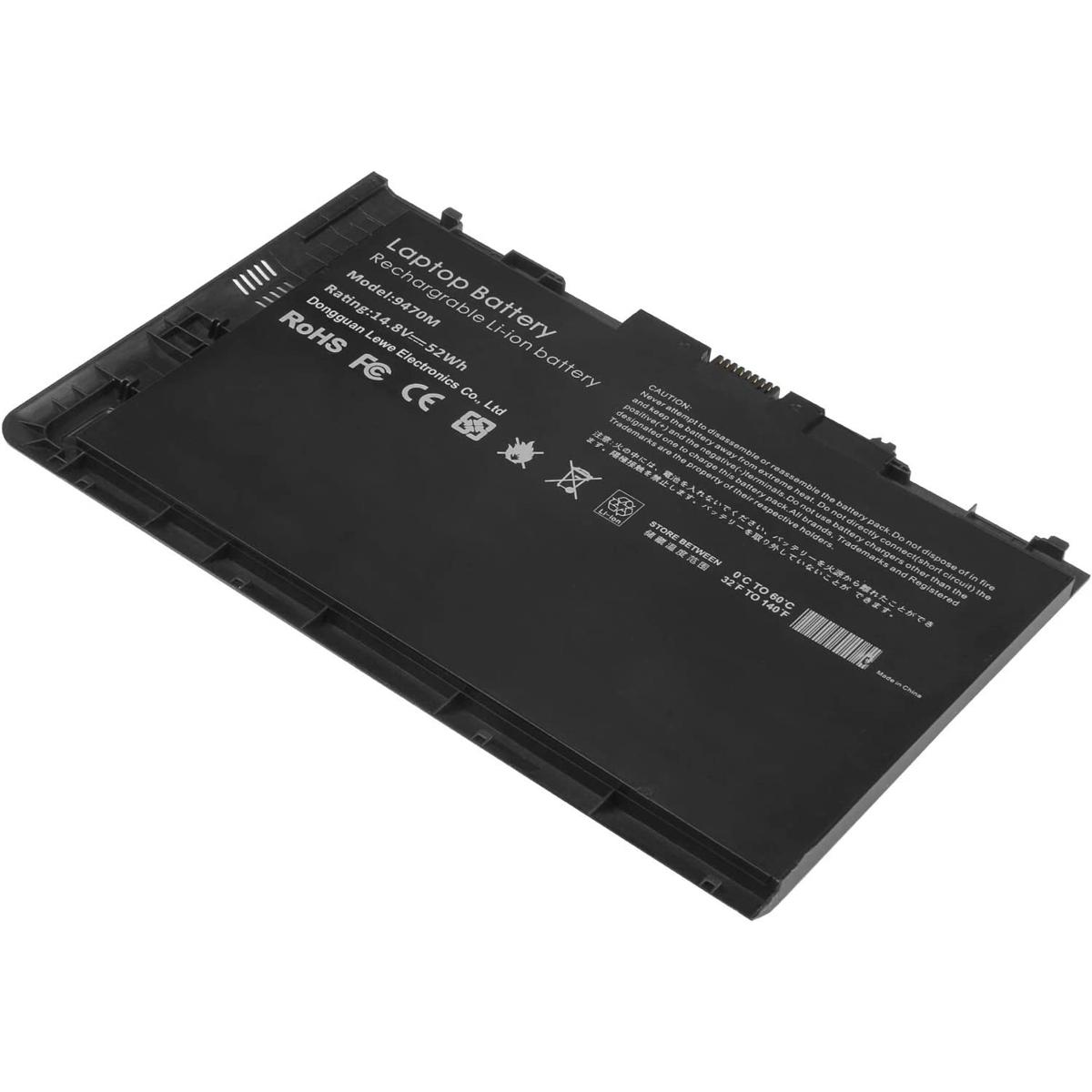 BT04XL 14.8V 52WH Notebook Battery for HP EliteBook Folio 9470 9470M 9480m Ultrabook BT04 BA06 HSTNN-IB3Z HSTNN-I10C 687945-001 H4Q47AA 687517-241 HSTNN-DB3Z 687517-171 BA06XL H4Q48AA