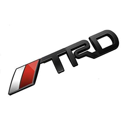 3D TRD Grille Emblem logo- Black. 