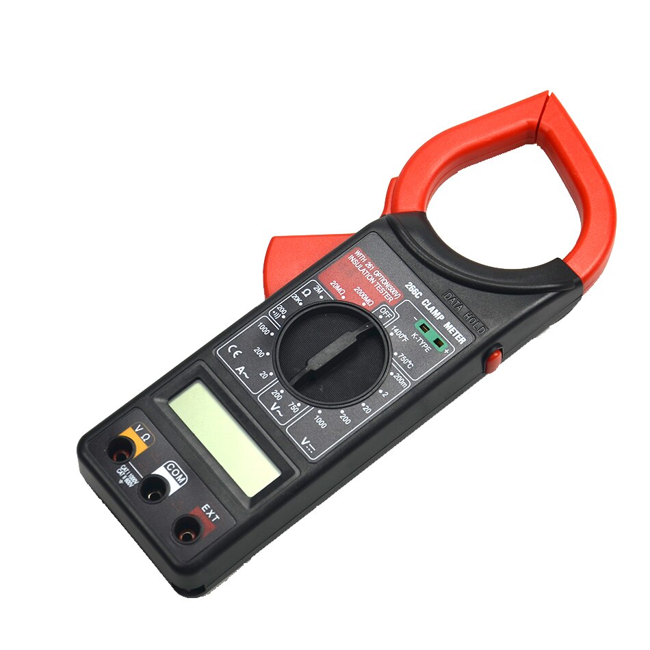 Digital Clamp Meter DT-266 For AC DC Electricity Ampere Measurement - Digital Multipurpose Clamp Meter Dt-266. 