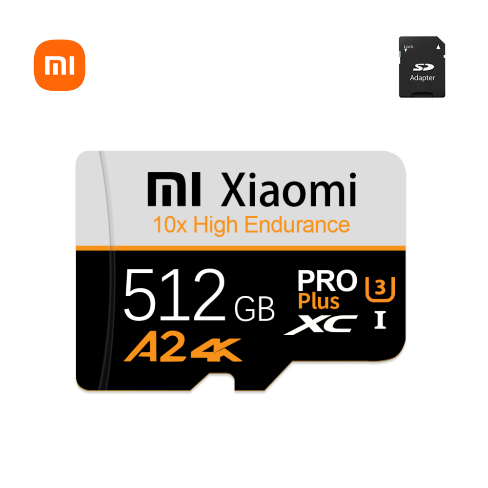 Mi Xiaomi 1TB Micro TF SD Card Memory Card TF/SD 128GB 256GB 512GB Mini Memory Card Class10 For Camera/Phone 2025 NEW. 