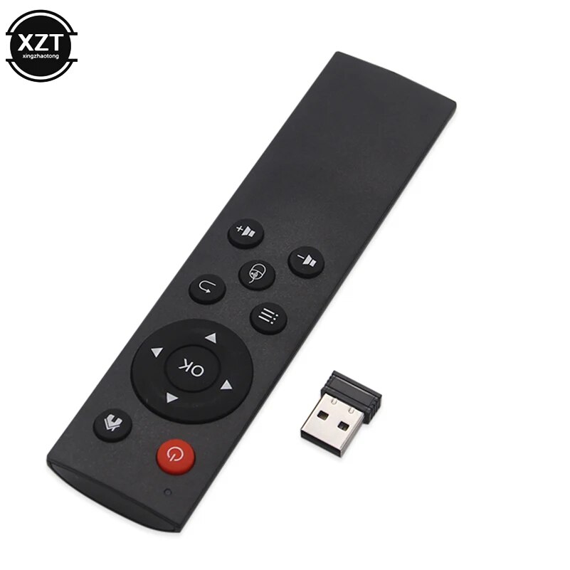 Universal 2.4G Wireless Air Mouse Keyboard Remote Control with USB Receiver For Android TV Box for Smart TV for Windows. 