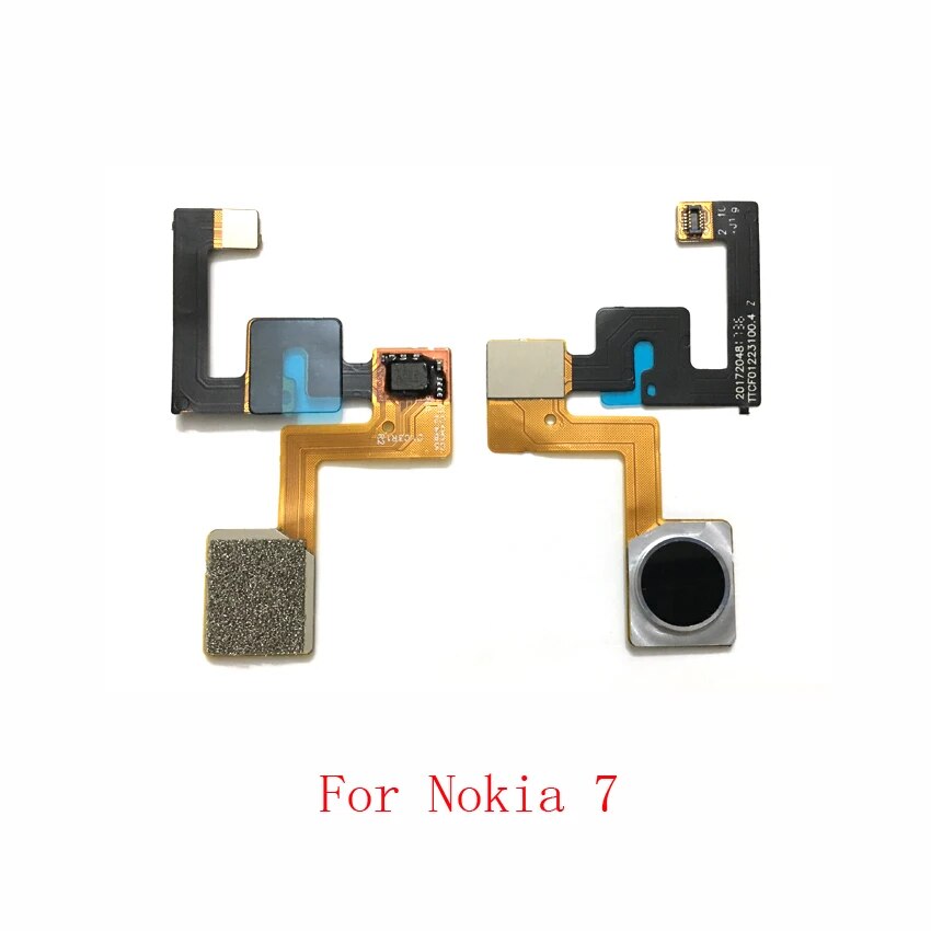 Tested Fingerprint Sensor Flex Cable For Nokia 5 6 7 8 Home Back Button Key Touch ID Repair Parts. 