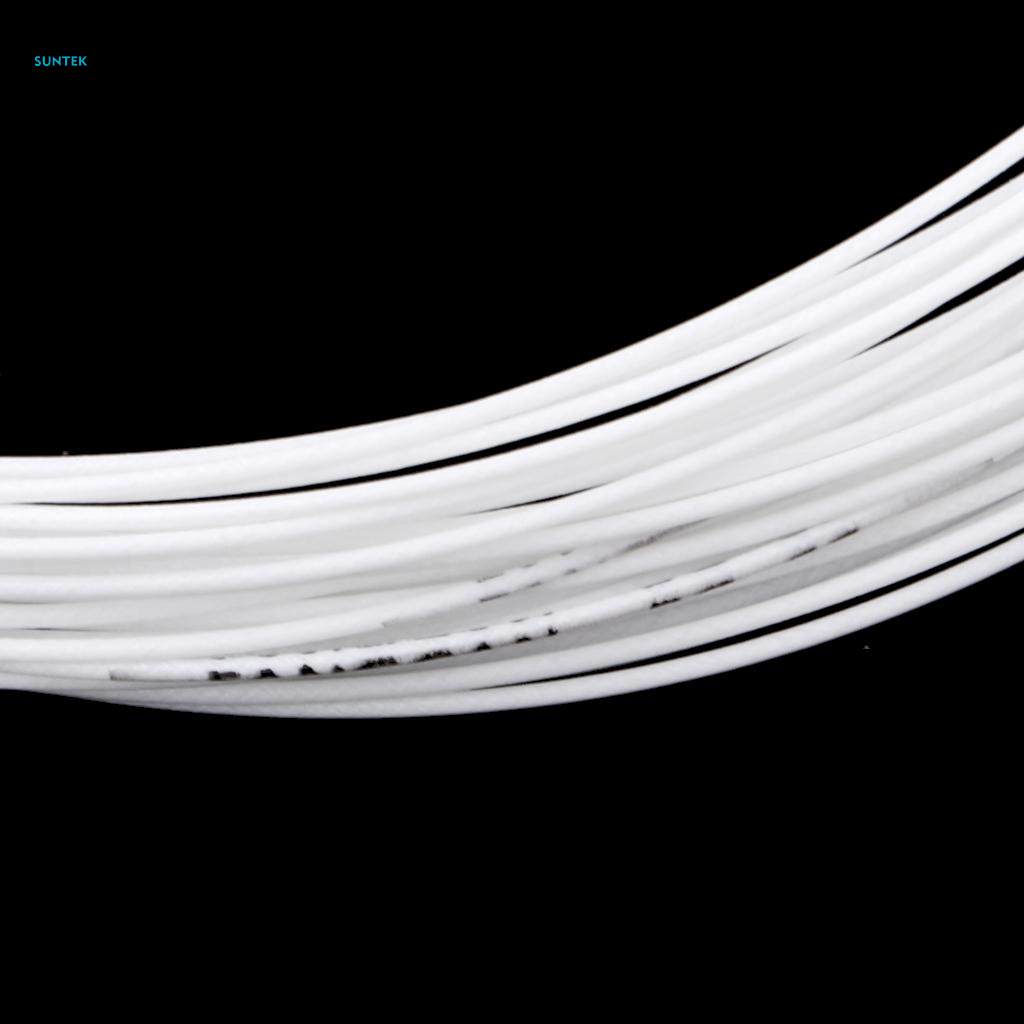 3xDurable Badminton Racket Racquet String Line Replacement Repair Rope White. 