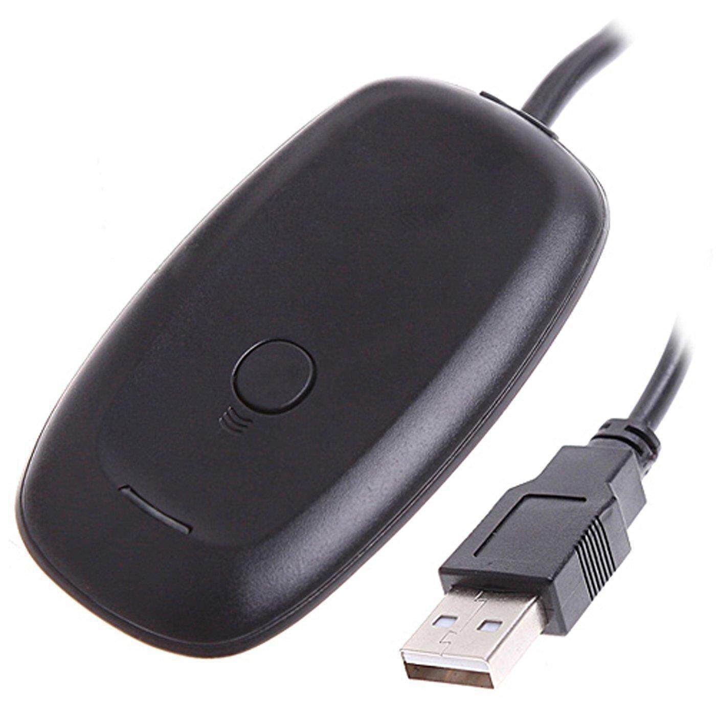 White USB Wireless Controller PC Laptop Receiver For Microsoft Xbox 360 Slim Game