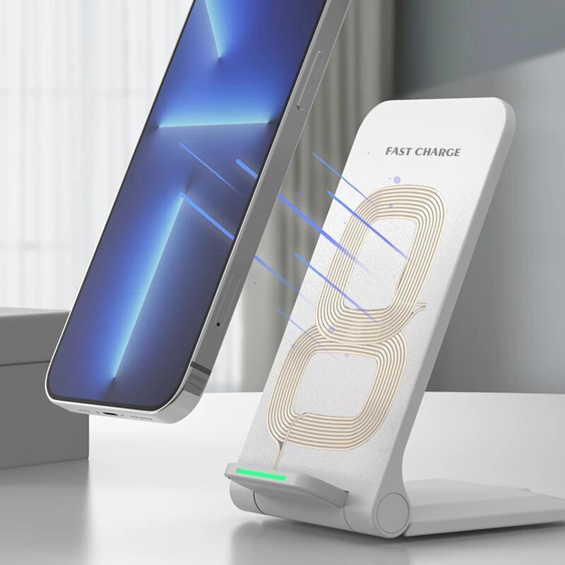 for Samsung Galaxy S22 Ultra S22+ S21FE fold3 QI Wireless Charger Type C USB 30W Fast Charging. 