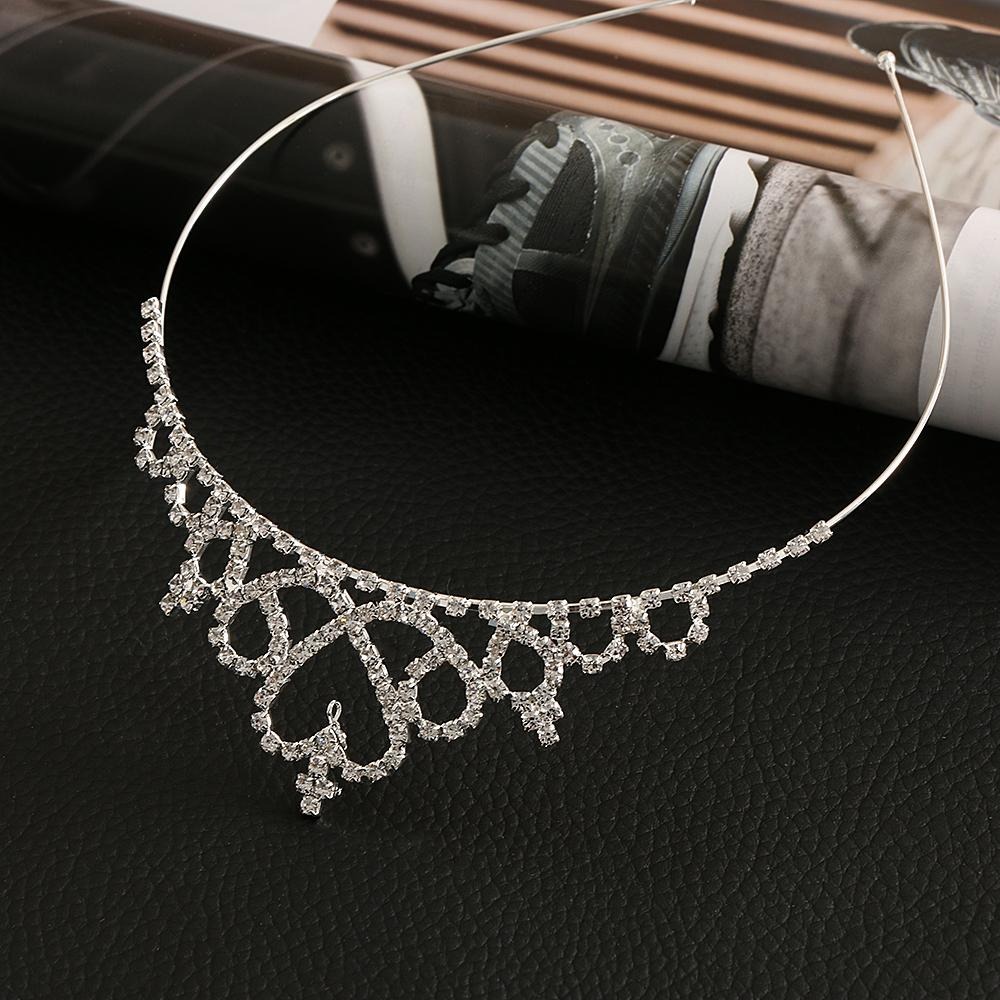 Baby Kids Girls Princess Diamond Headband Crown Crystal Hair Hoop