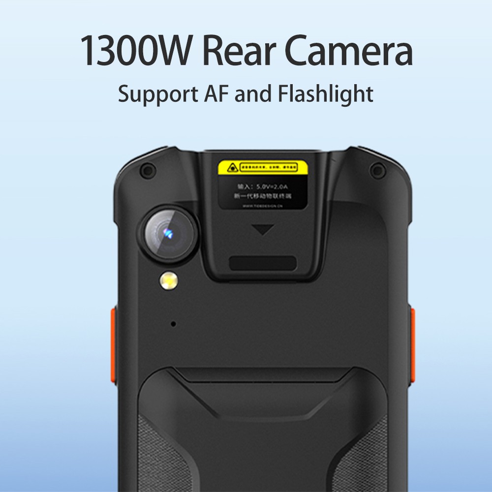 Android 11.0 Barcode Scanner Handheld PDA Terminal with 1D/2D/QR Code Scanning Module. 