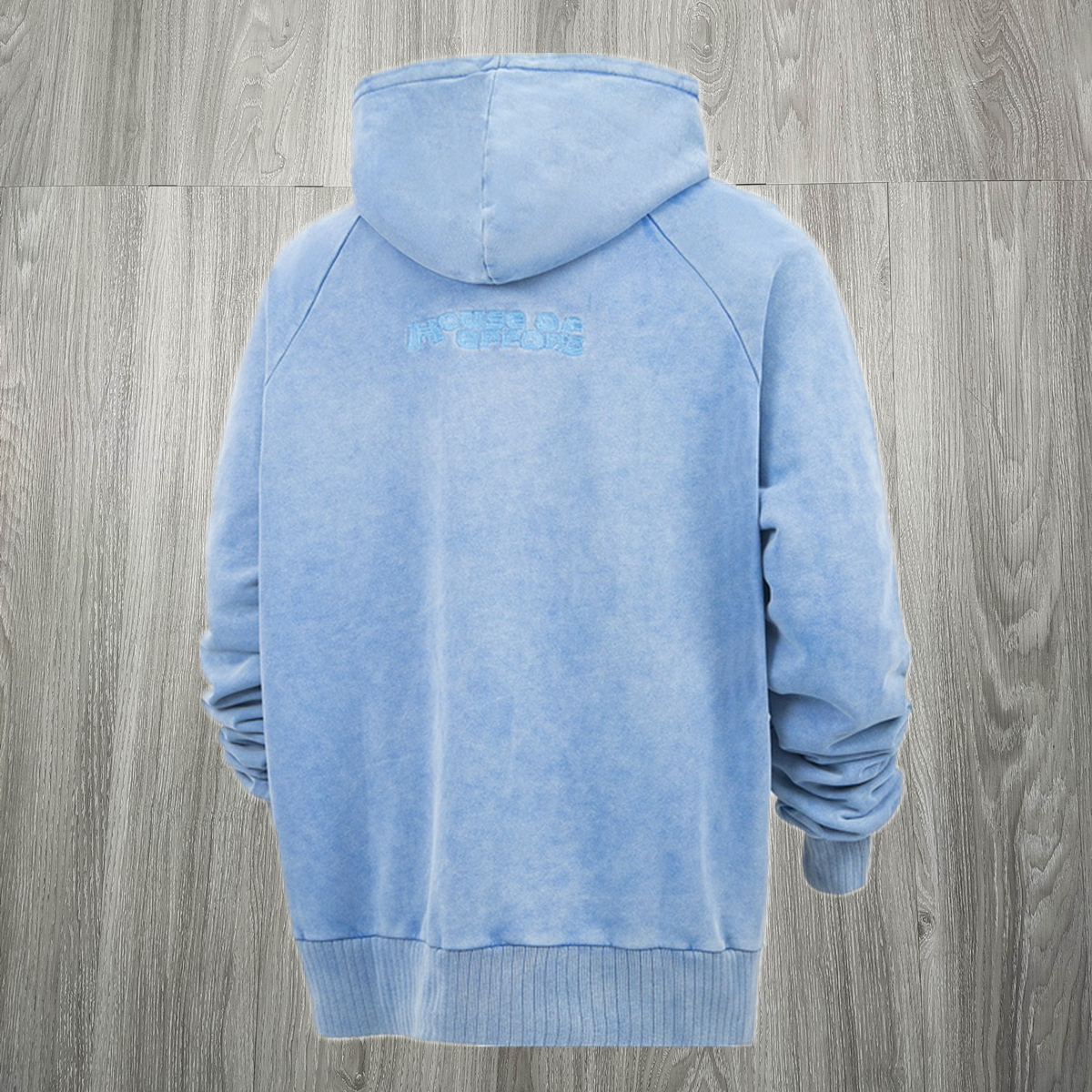 Yao888 HOUSE OF ERRORS Embroidery Logo Graphics Oversize Washed Vintage Men Sweatshirt Niche Luxury Streetwear Hoodies For Men. 