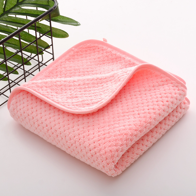 Wholesale pineapple lattice towel bath towel set holiday gift absorbent adult bath towel thickened soft wash