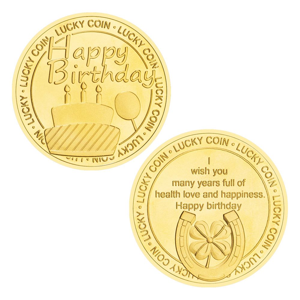 Cake Coin, Metal Art Coin, Lucky Coin, Cake Art Collection Coin
