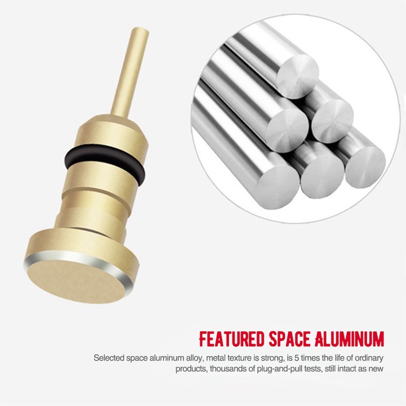 Universal Anti Dust Plug Set USB Type-C Port And 3.5mm Earphone Jack Plug For Mobile Smartphone - Effortless Usage. 