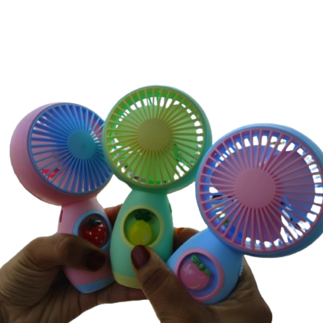 Stylish USB Handheld Fan Mini Wind Power Convenient Rechargeable Fan High Quality Portable Student Office Cute Small Cooling Face Mini Fans. 