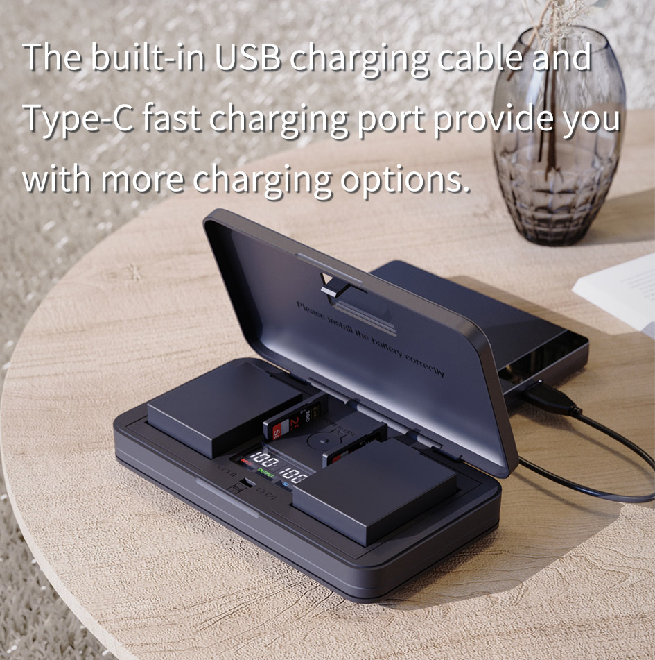 DMW-BLC12 battery and LCD USB charger for Panasonic Lumix DC-FZ1000 II DC-G95 DMC-G85 DMC-GH2 DMC-G5 DMC-G6 DMC-G7 GX8 Cameras. 
