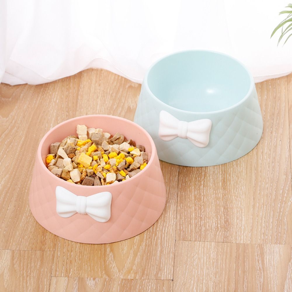 BENEDICT Diamond Pattern Sweet Princess Puppy Kitten Elevated For Dog Cat Water Feeder Container Pet Supplies Pet Feeder Bowl Cat Food Bowl. 
