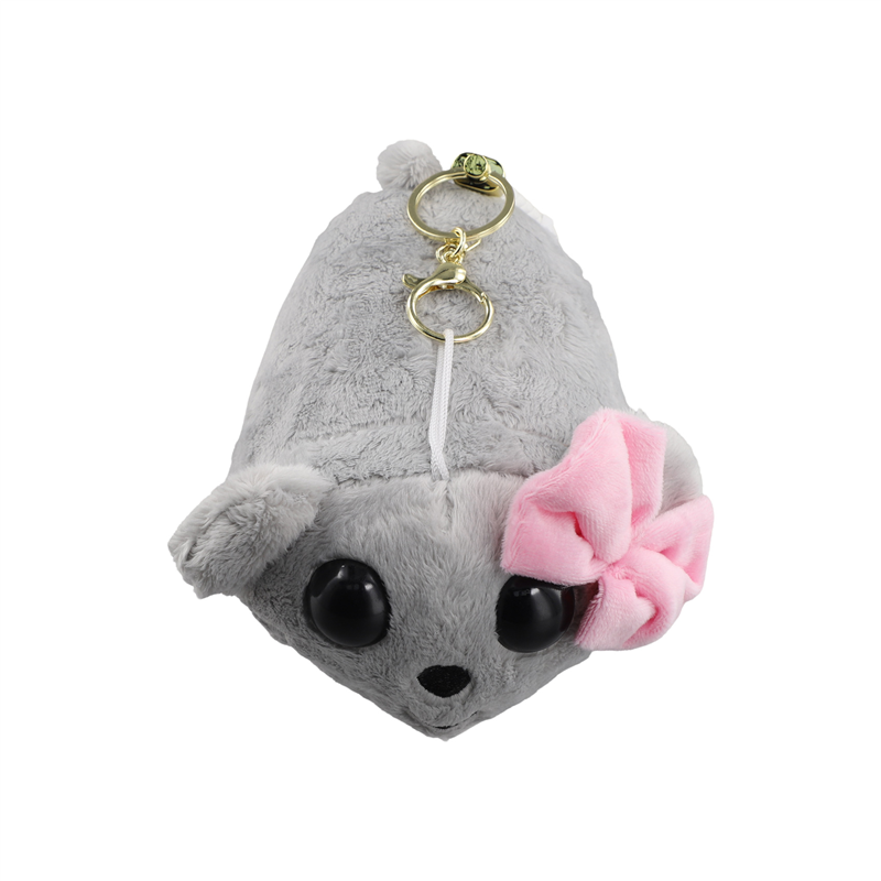 Cute Sad Hamster Plush Keychain Sad Hamster Meme Plush Pendanttoy Figure Soft Toy Stuffed Animal Keychain Decoration A