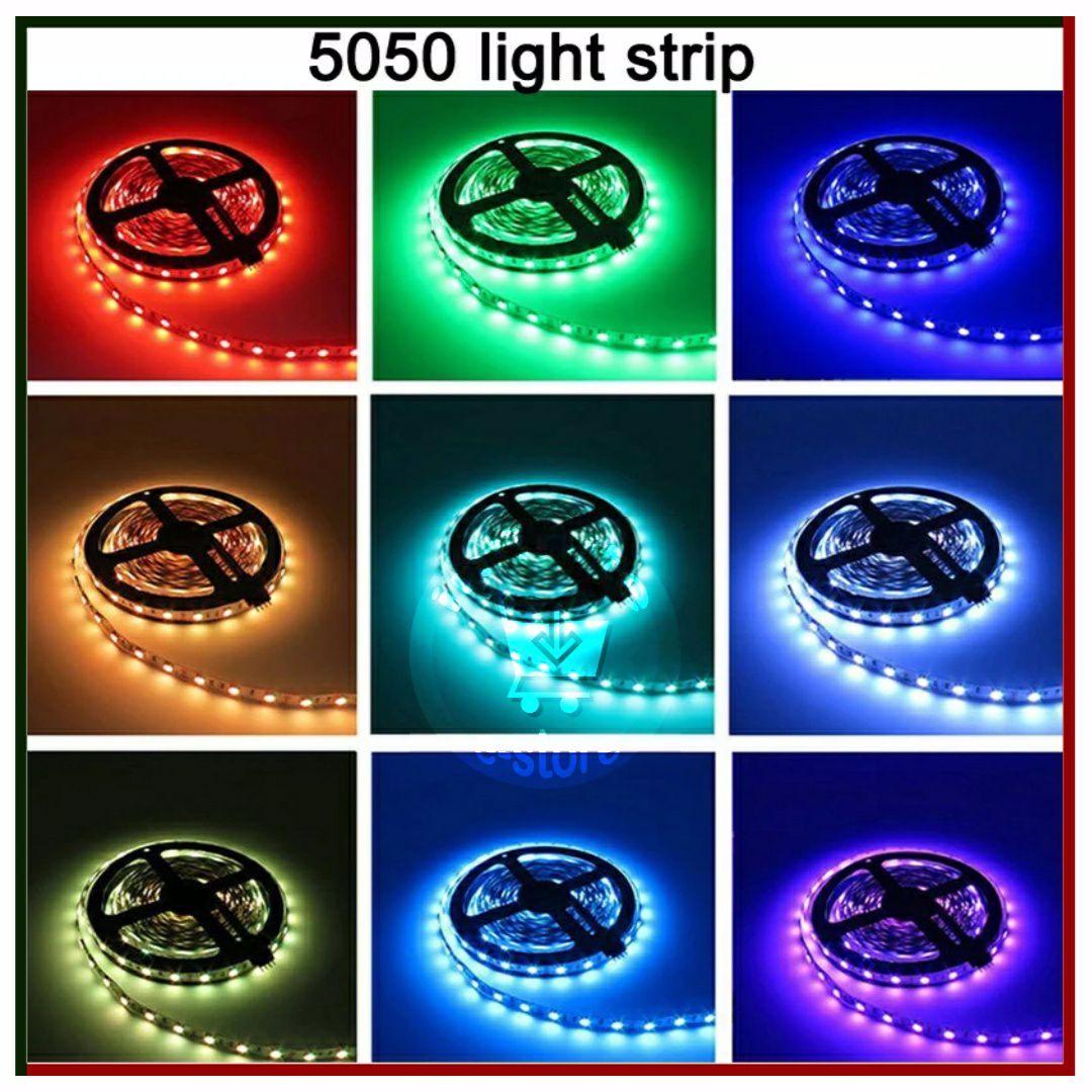 RGB Full Color Led Strip Light SMD3535 LED DC12V 16 Color SMD5050 60Leds/M Flexible Lighting Ribbon Tape. 