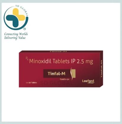 Tinfal-m minoxidil tablets ip 2.5mg- 10 tablets. 