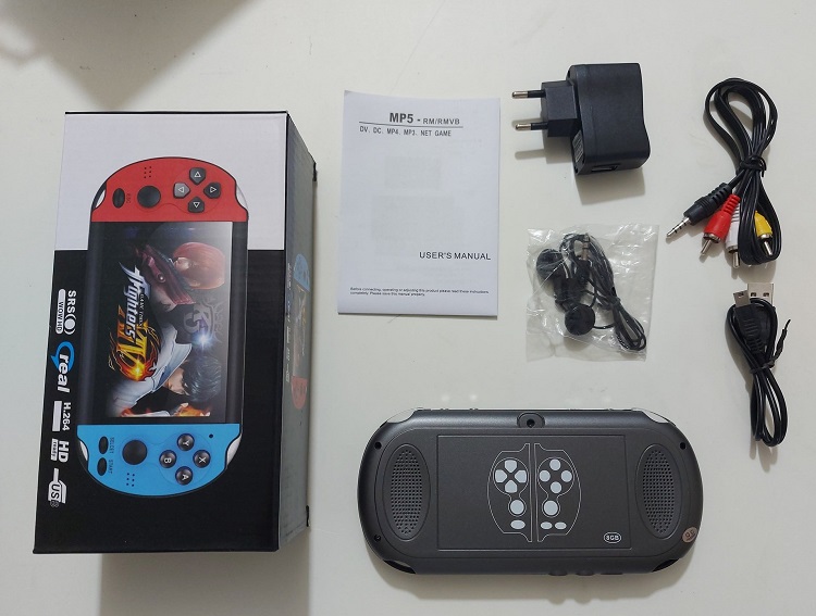 X7 Game Handheld Console 10000 Games 5 inch 8GB Display. 
