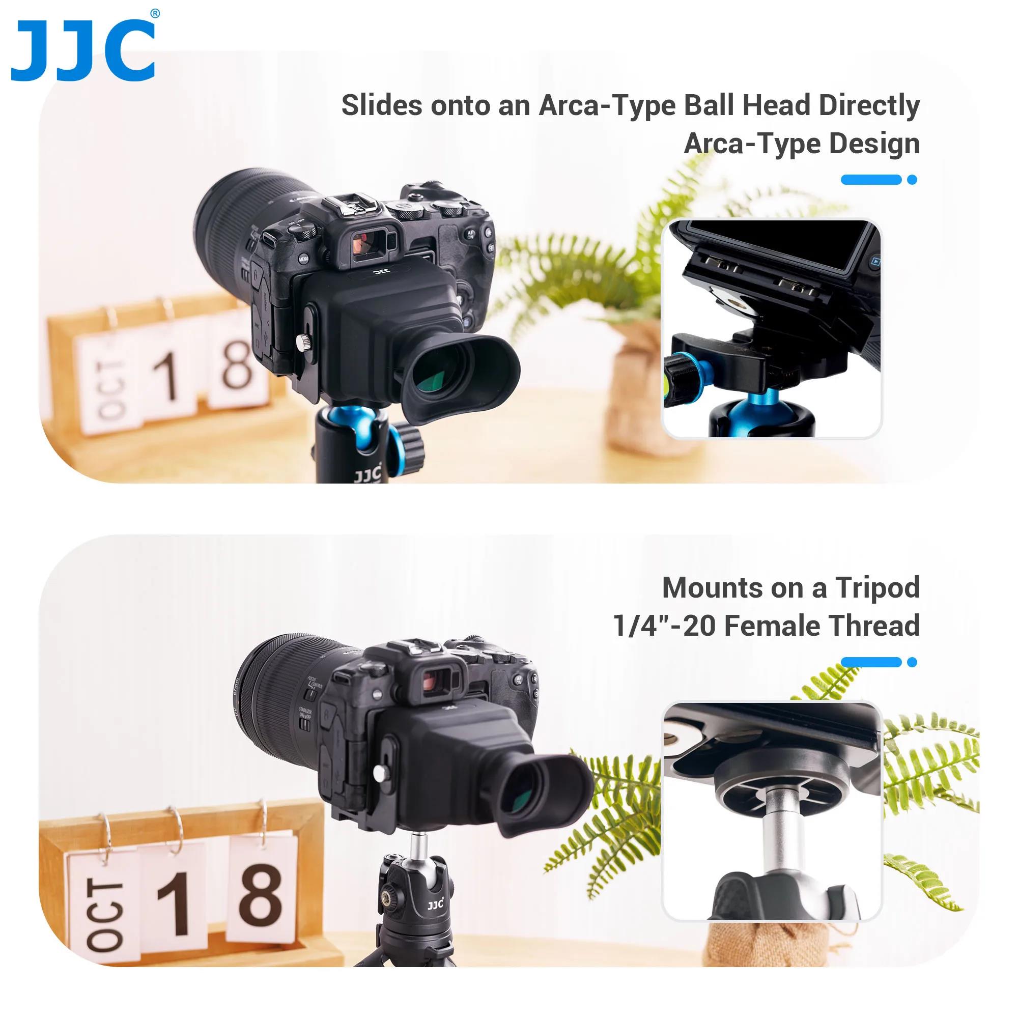 JJC Sonying Viewfinder Professional 3.0x HD LCD Screen Viewfinder Camera Extender Eyecup Eyepiece for Sony FX30 FX3 Camera Black. 
