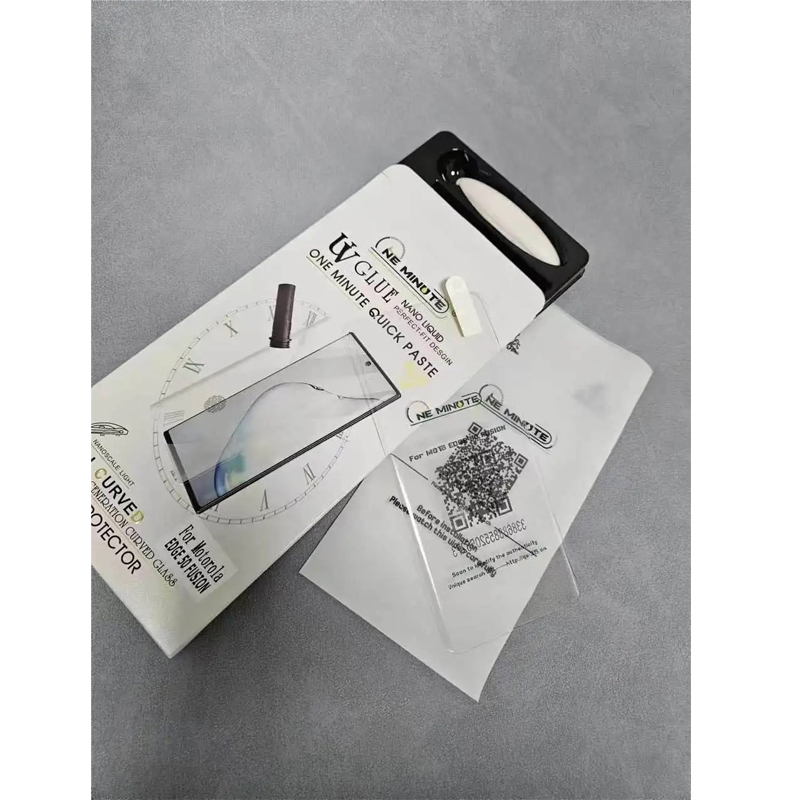 Vivo T3 Pro 5G UV Glue Curved Tempered Glass Screen Protector For Vivo T3 Pro Screen Guard Gorilla Glass Protector With Easy Installation Kit. 
