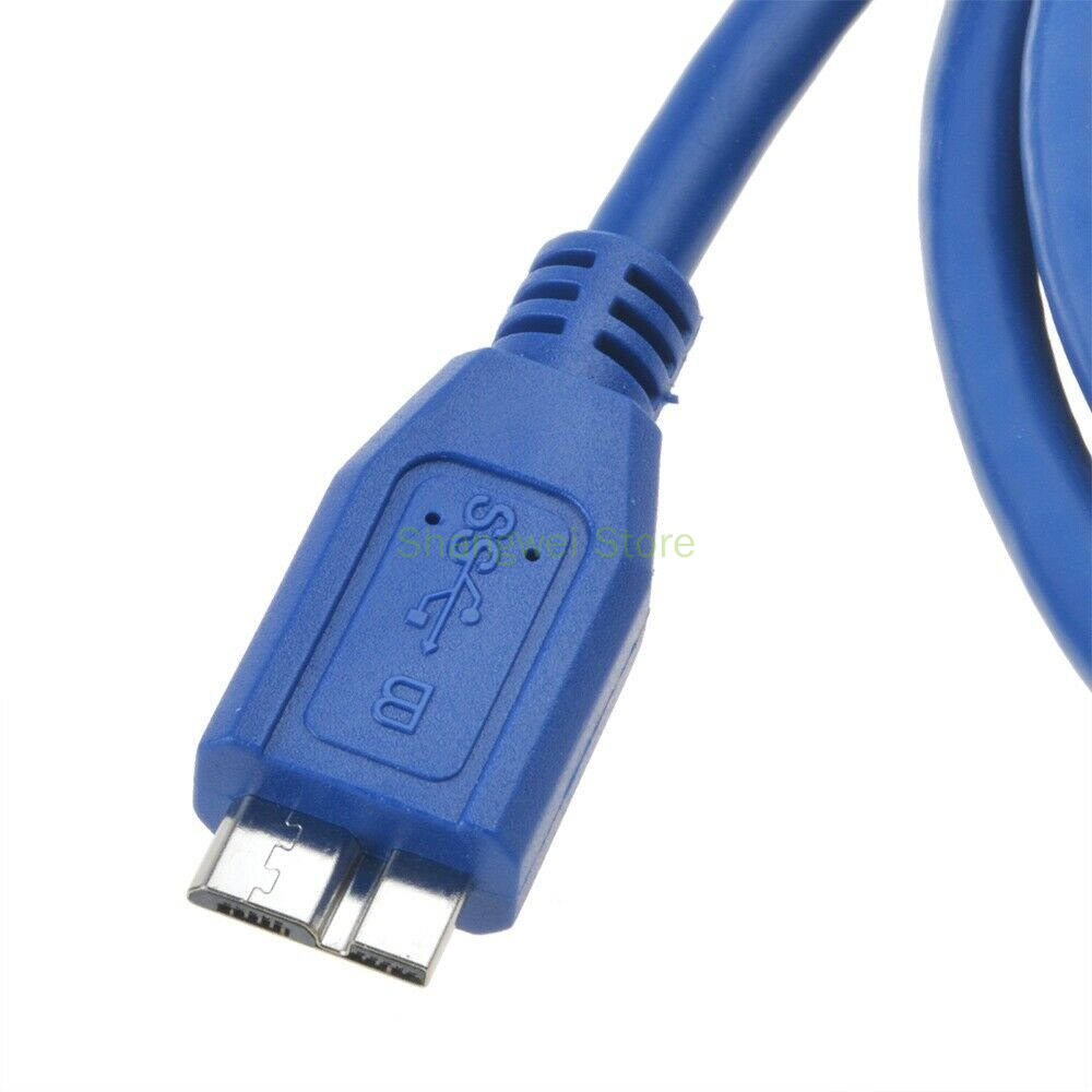 USB 3.0 Data Cable Cord Supply For WD My Pass-port Portable HD 1TB WDBYNN0010BBK. 