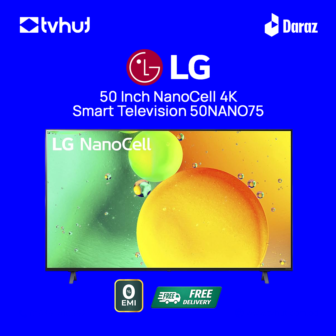 LG 50 Inch NanoCell 4K Smart Television 50NANO75