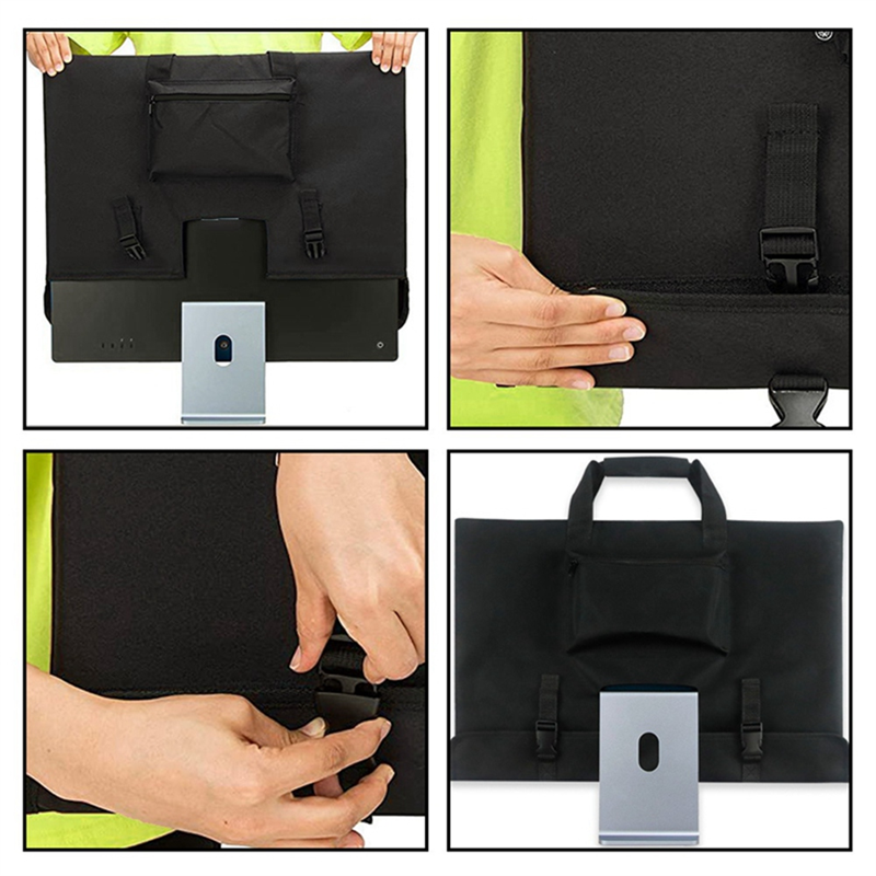 Travel Carrying Case for 24Inch Desktop Computer,Protective Storage Bag for Monitor Dust Cover with Handle. 