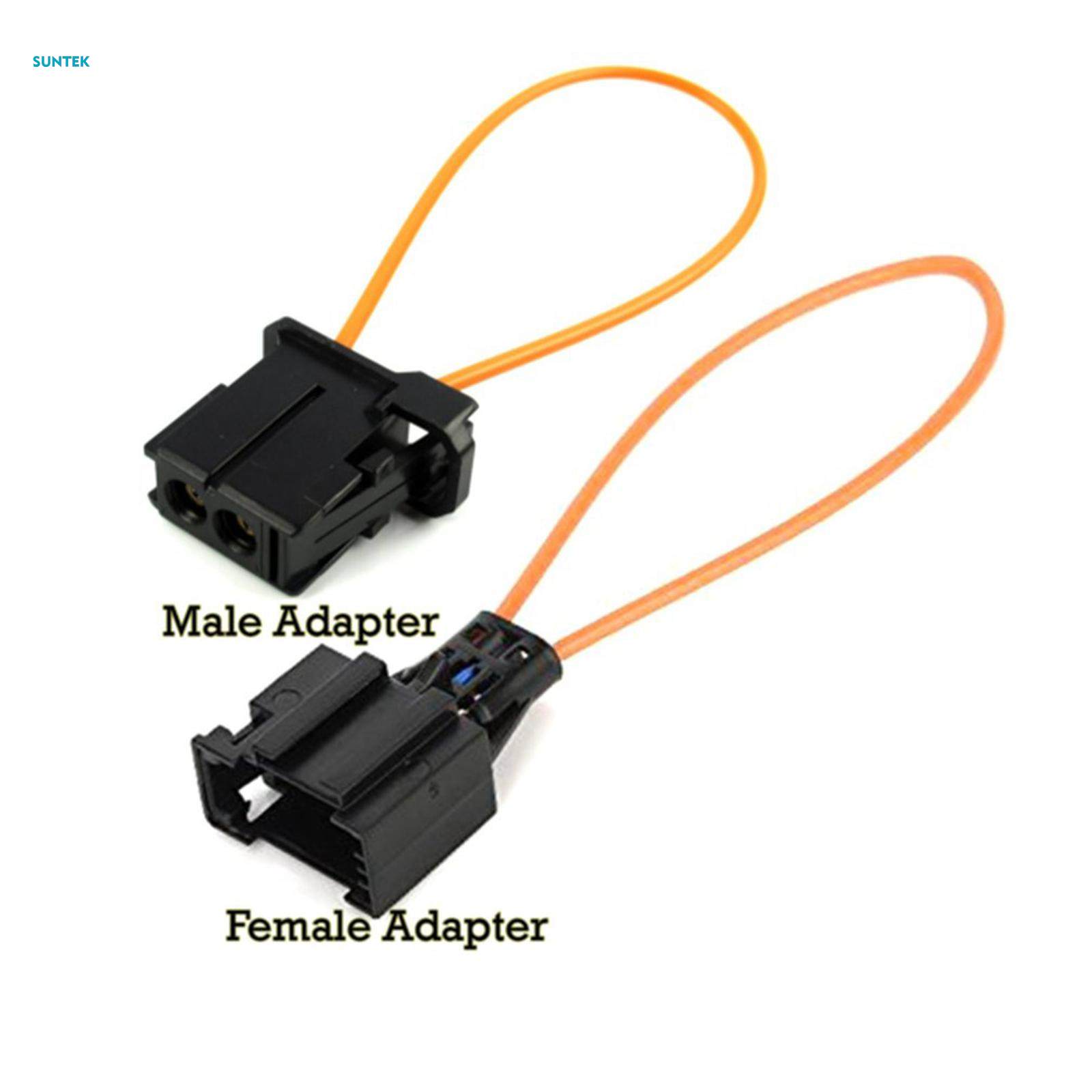 10x 2x MOST Fiber Optic Loop Cable Plug Connector for , for BMW, for. 