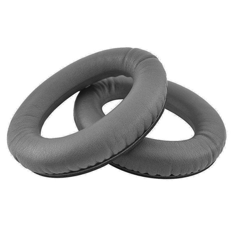 【Lejia】Ear Pads for Bose QuietComfort 35, QC35, QC25, QC2, QC15, Around-Ear AE2, AE2i, AE2w Headphones / Cushion Ear Cups / Ear Cover / Earpads Repair Parts (Gray)