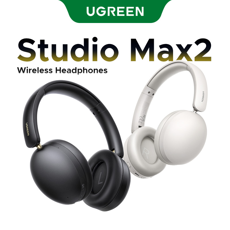 UGREEN Hi-Res Hitune Studio Max2 ANC Wireless Bluetooth 5.4 Earphones Over The Ear Noise Cancelling Headphone
