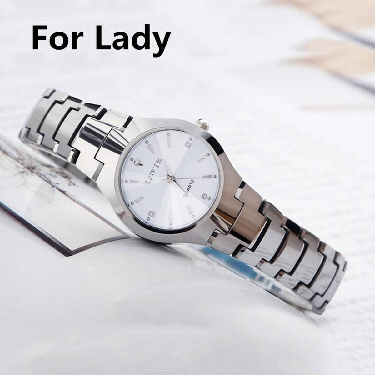 Lsvtr Adies Men Watches Tungsten Steel Color Men Quartz Watch