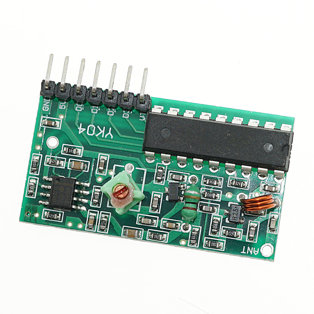 4 Channel Wireless RF Remote Control 433MHz 4CH Remote Control 4 Keys Wireless Transmitter Receiver Circuit With 4 Button Switch Remote 4CH Transmitter And Receiver For Arduino. 