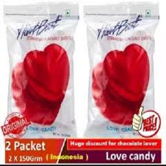 Love candy chocolate--: 1 Packet. 